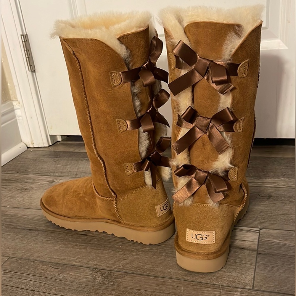 UGG TALL BAILEY BOW II TRIPLE TRIPLET BOOTS